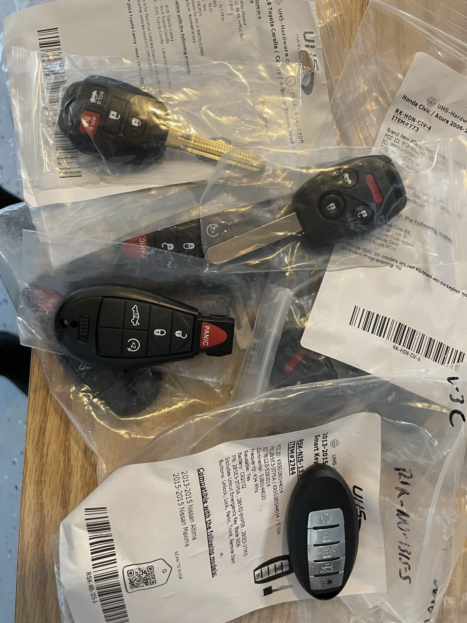 Car Keys And Remotes! Get Yours Now!!!!