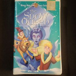 New In Package Vintage Warner Bros The Snow Queen 1998 Clam Shell VHS  Cassette Tape!