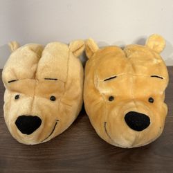 Vintage Winnie the Pooh Plush Slippers