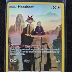 Pokémon TCG: Hoothoot TG12/TG30 Astral Radiance Trainer Gallery Ultra Rare Holo Card
