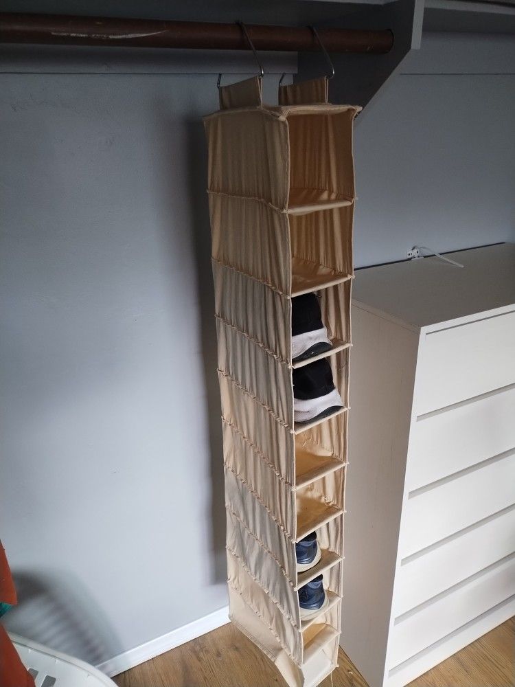 Hanging Closet Shoe Organizer