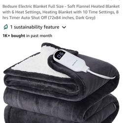 Electric Heated Blanket Full Size 
