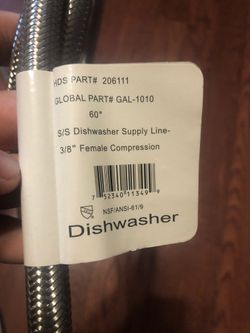 Dishwasher 3/8 Female Compression