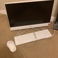White HP Computer (used but works good as new)