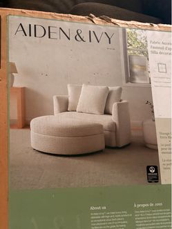 BRAND NEW - Aiden & Ivy-  Chair w/ Ottoman