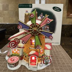 The Christmas Candy Mill from the Department 56 North Pole Series READ DESCRIPTION