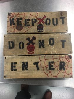 Handmade Halloween decor