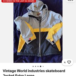 World Industries Skateboarding Kids Large (Rare-jacket)