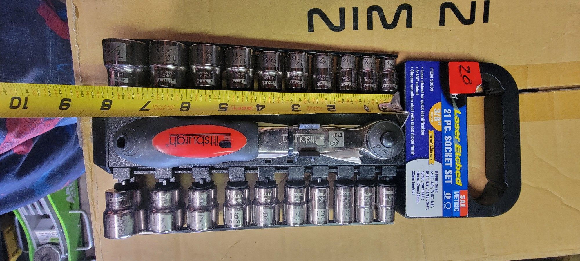 21pc Socket Set