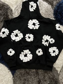 Denim Tears Hoodie Black And White  