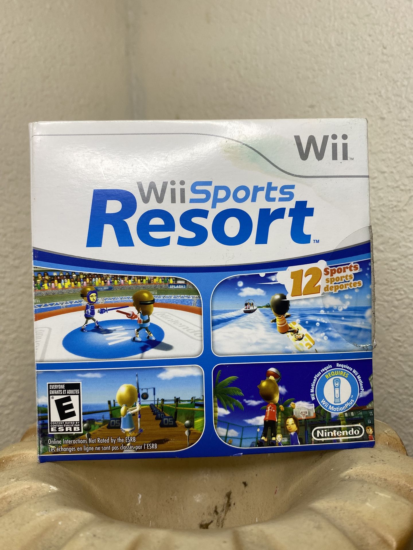 Wii Sports Resort (Nintendo Wii, 2009) Missing Manual with Cardboard Sleeve Work