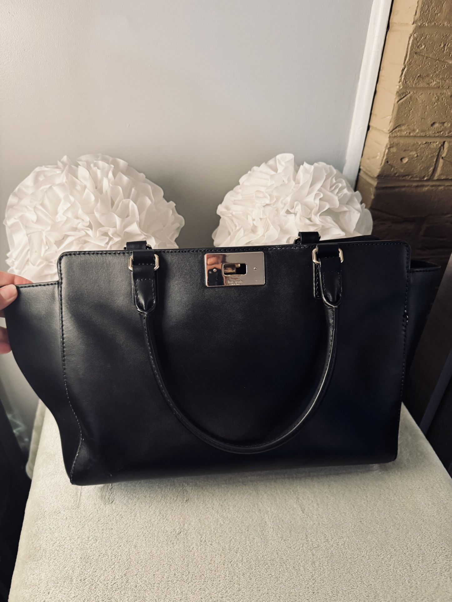 Kate Spade Black Large Tote Purse/Bag