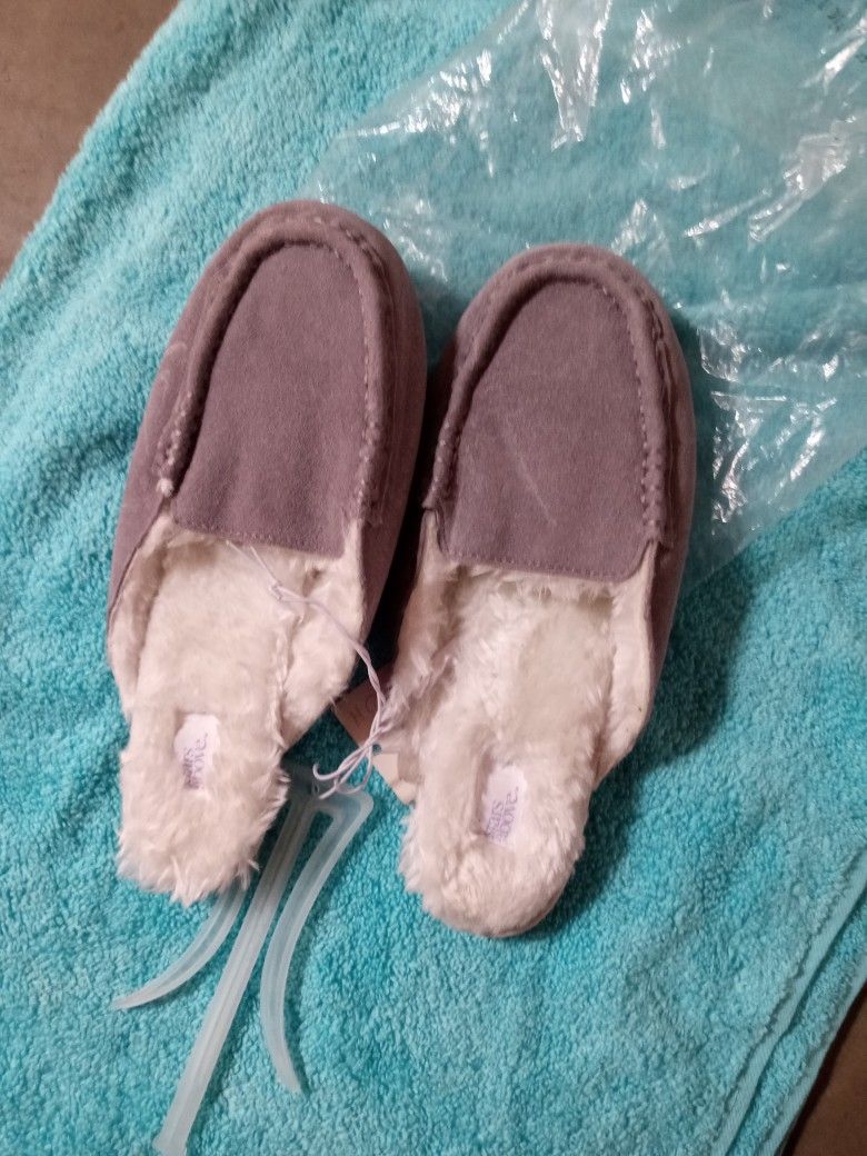 Suede Slippers