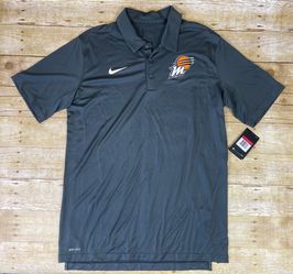Nike Phoenix Mercury Basketball Dri Fit Mens Sz Large Tall (LT) Grey Polo Shirt