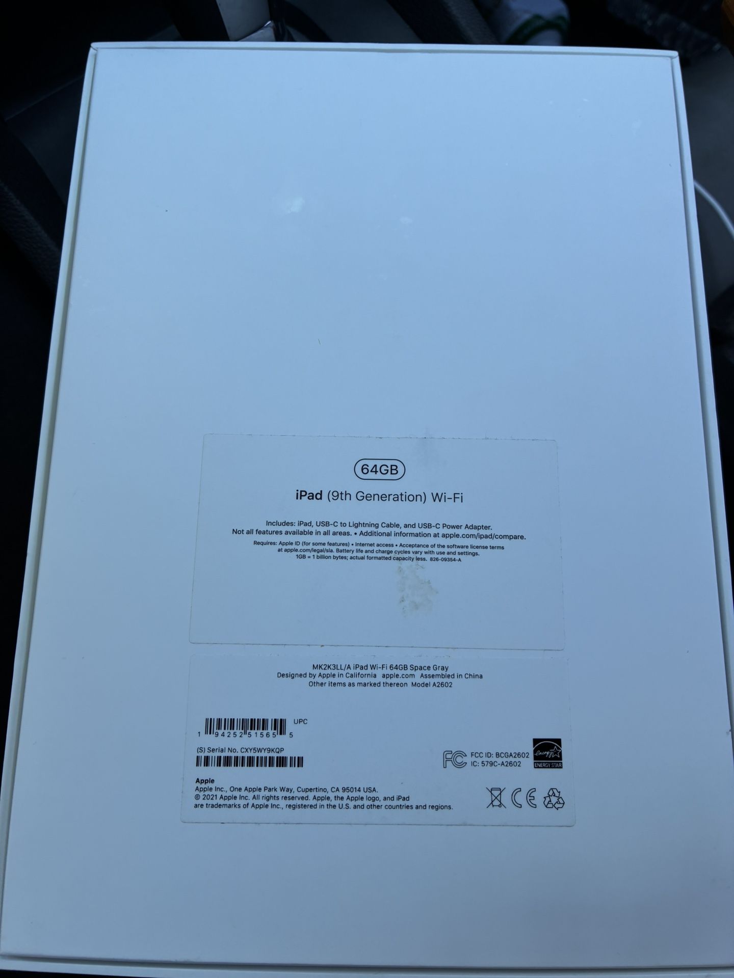 Apple iPad 9th Generation Wi-Fi 64GB