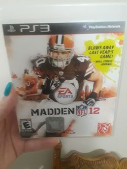 Madden 12 PS3 used