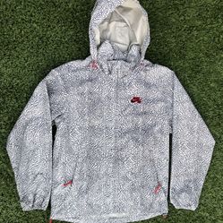Brand New Nike Sb Cement Elephant Print Windbreaker 2007 Sz Small Men’s * Dunk Force Jordan 