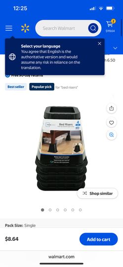 Plastic Bed Risers,