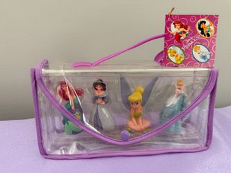 Disney Princess Figurines Set of 4 - The Disney Store – Jasmine, Tinkerbell, Ariel, Cinderella– NEW
