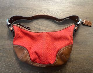 Red Coach Purse
