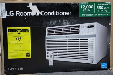 LW1216ER 12000 BTU 550 SqFt Window AC