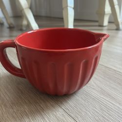 Valentines Mixing Bowl Red $20