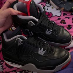 Jordan 4 Bred Reimagined Size 7y