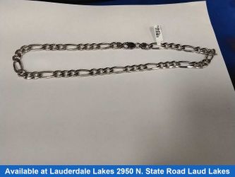 Figaro Chain - Silver 61.7 grams 21 inch