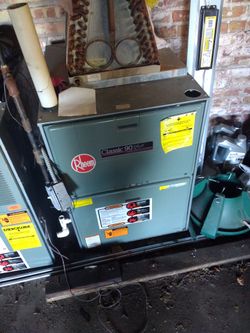 Furnace rheem classic 90 plus for Sale in Bedford Park, IL - OfferUp