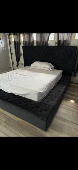 Luxury bed frame available Cal King