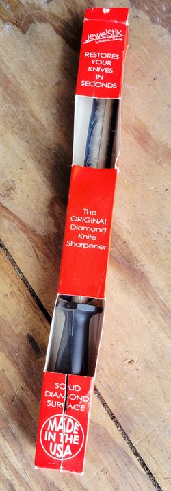 Hewlett JewelStik Original Diamond Knife Sharpener Made in USA w/ Box