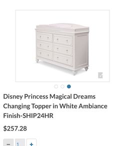 Disney Princess Magical Dreams Baby Changing Topper