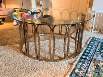 Glass coffee table great condition