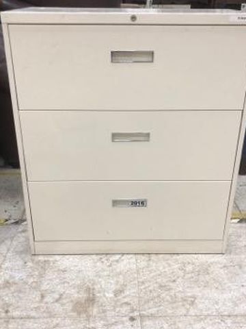 3 drawer filling Cabinet, 36 inches wide