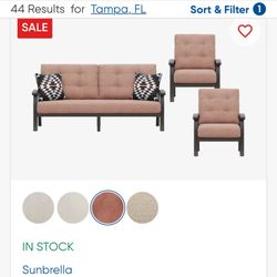 Love seat BRAND NEW TERRACOTTA