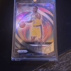 Bronny James Junior rookie card