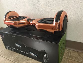 Brand new rose gold metallic hoverboard