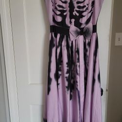 Skeletal Long Dress