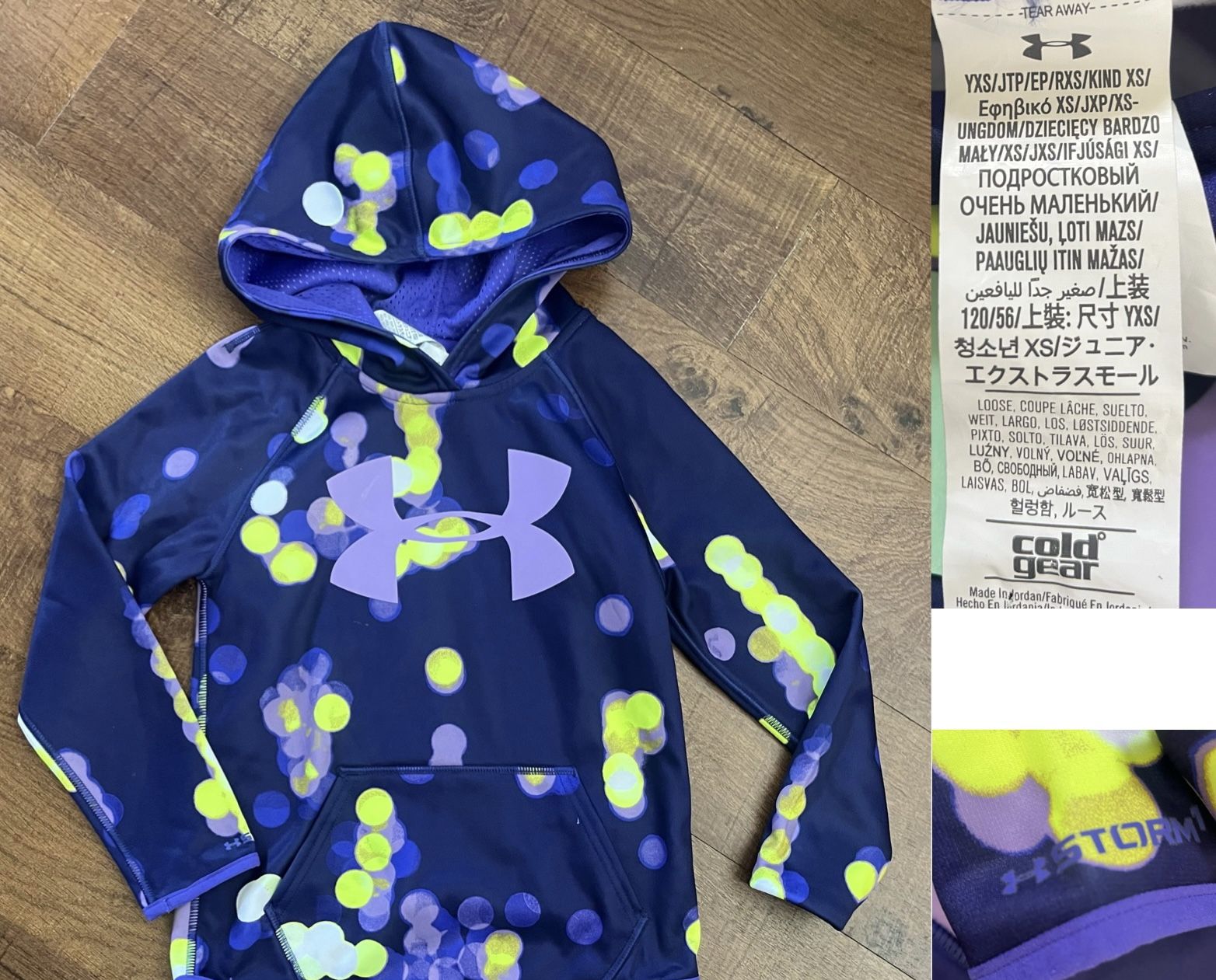 Under Armour Storm Girl Youth Hoodie XS 