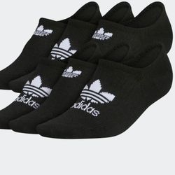 ADIDAS - Classic Superlite Super-No-Show Socks 6 Pairs - Women's Size M (Brand New)