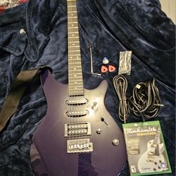 Rogue RR100 Rocketeer Electric Guitar Purple Sky