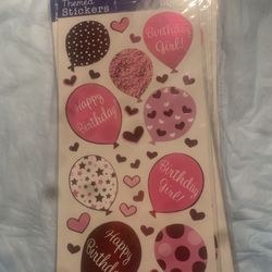 Happy birthday (girl) Stickers