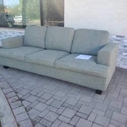 New Light Green Square Arm Sofa
