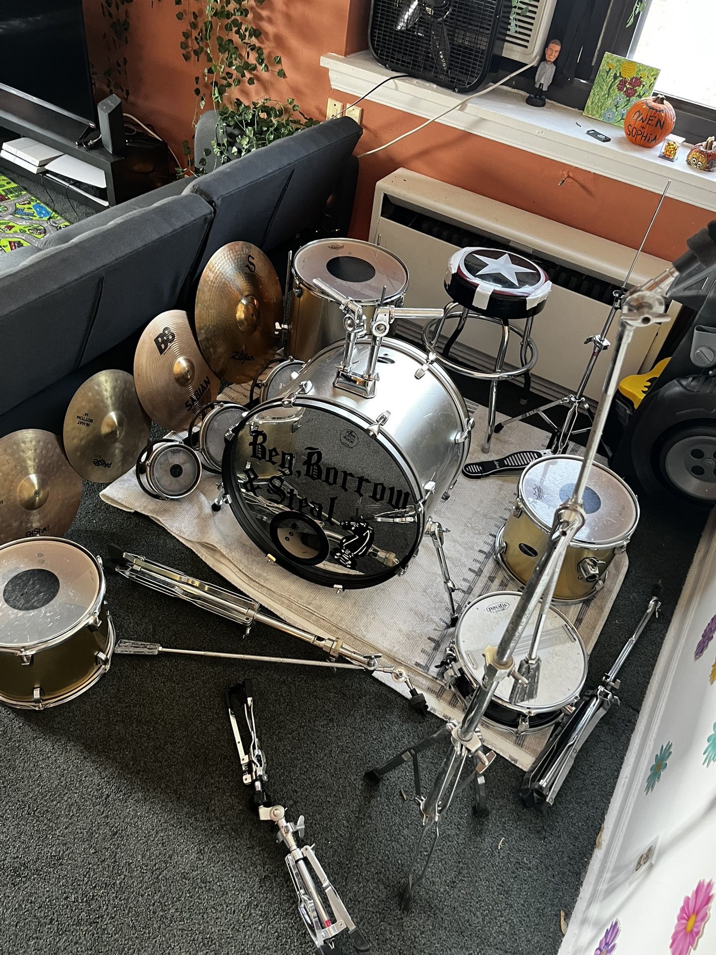 Professional Drum Set - Custom Kit - Make an offer!