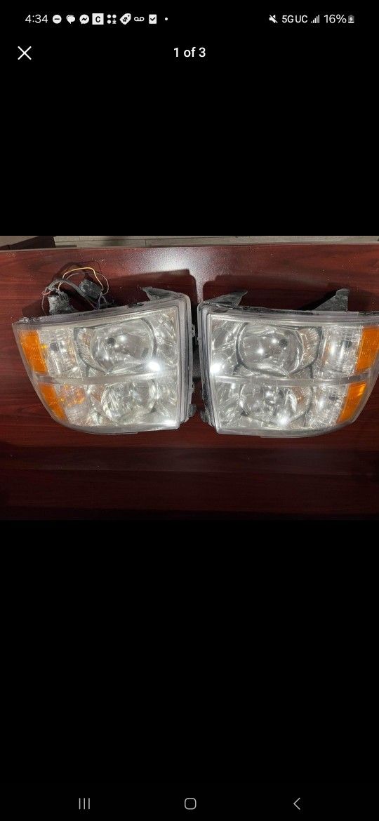 2007-2013 chevy silverado headlights