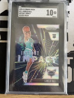 Lamelo Ball Silver Prizm SGC 10