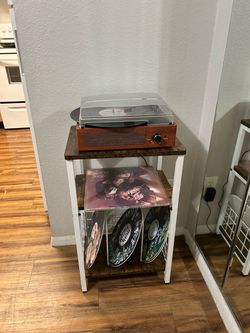 Vinyl Record Player Turntable with Built-In Speakers