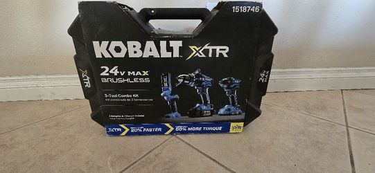 3 Tool Combo Kit Kobalt 24v XTR