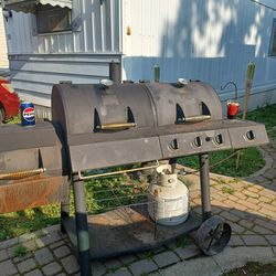 Badass BBQ Grill..propane,charcoal,smoker,hot Plate All In 1