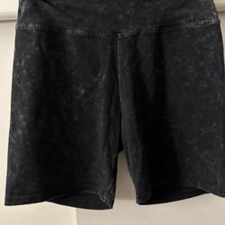 Pink biker shorts
